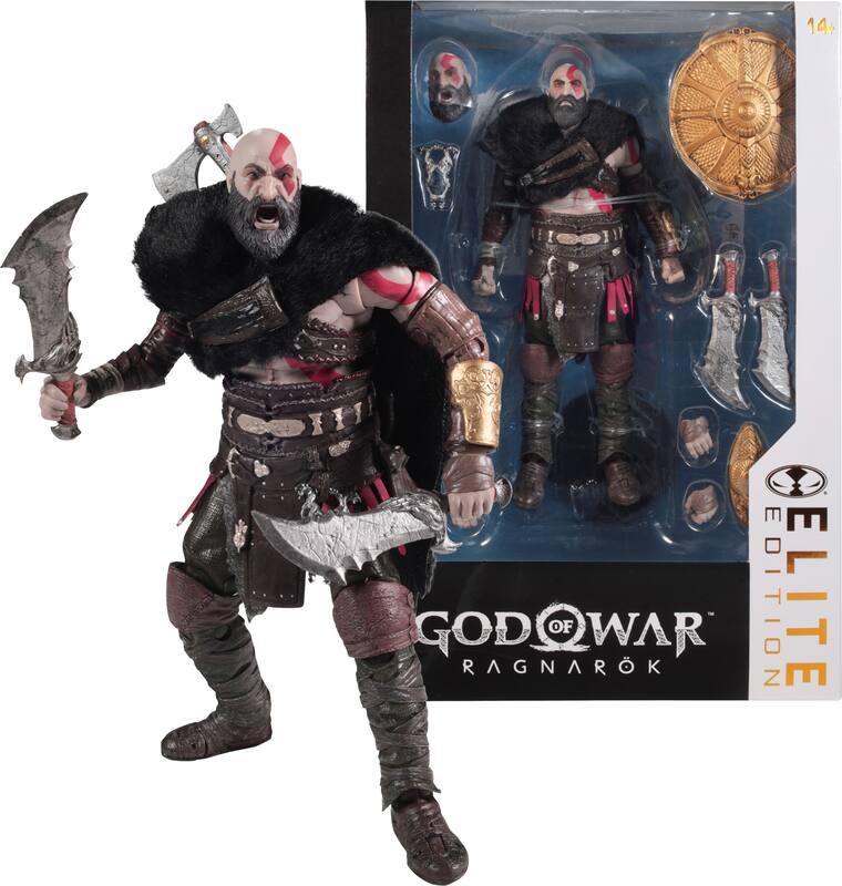 McFarlane Toys - God of War Ragnarok Kratos 7.1" Deluxe Action Figure - McFarlane Elite Edition #18