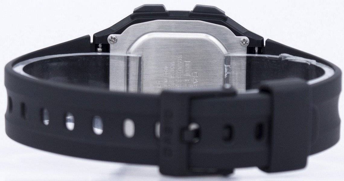 Alt View 3. Casio - Digital 5 Alarms Dual Time Illuminator F-201WA-1ADF F201WA-1ADF Men's Watch - Black.