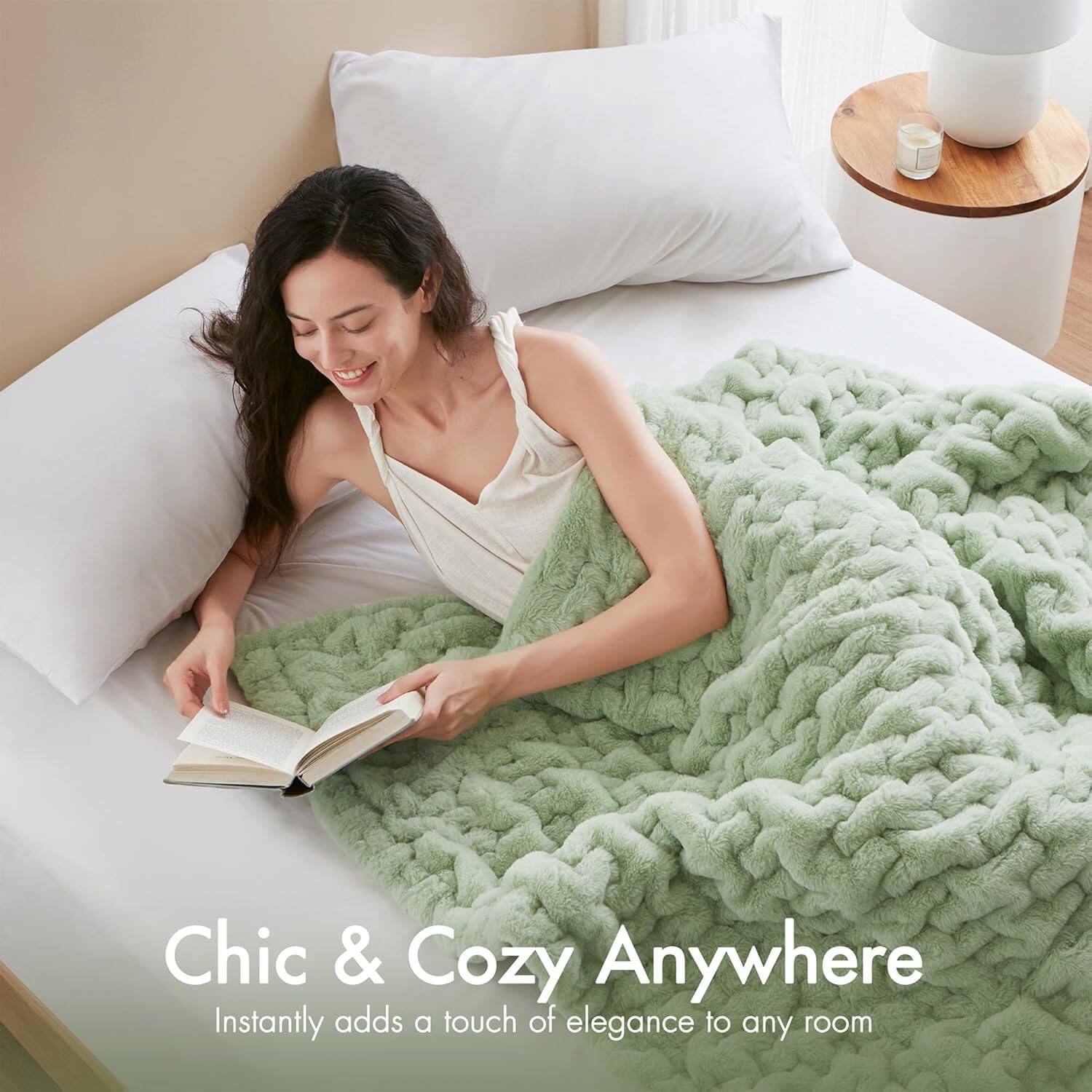 Chic & Cozy Anywhere  
Instantly adds a touch of elegance to any room