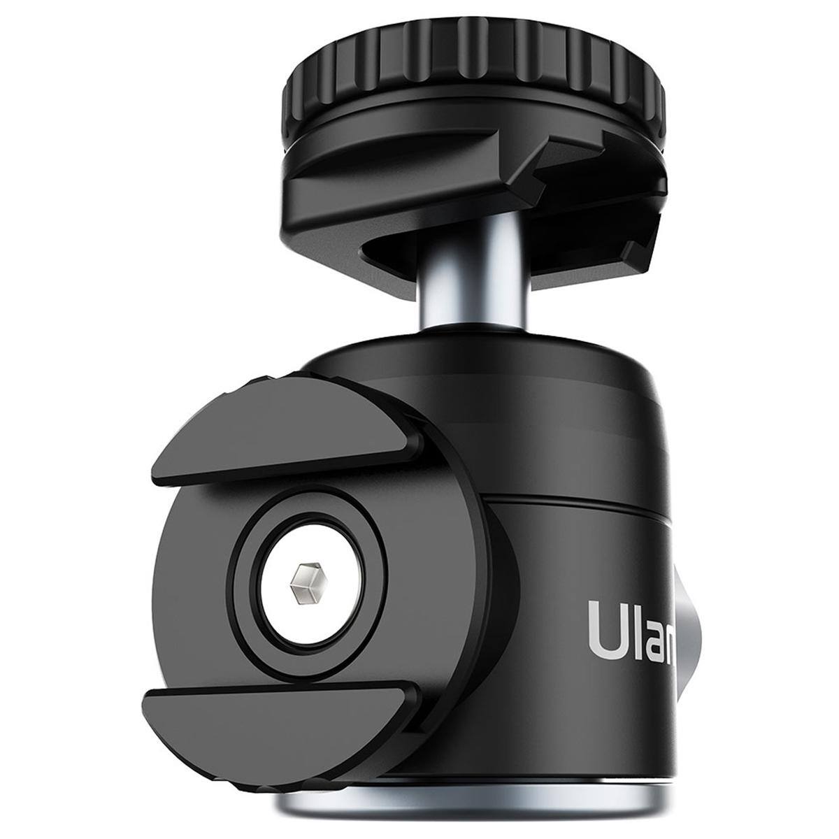 Alt View 4. Ulanzi - Ulanzi U-60 Mini Tripod Ball Head with Dual Cold Shoe.