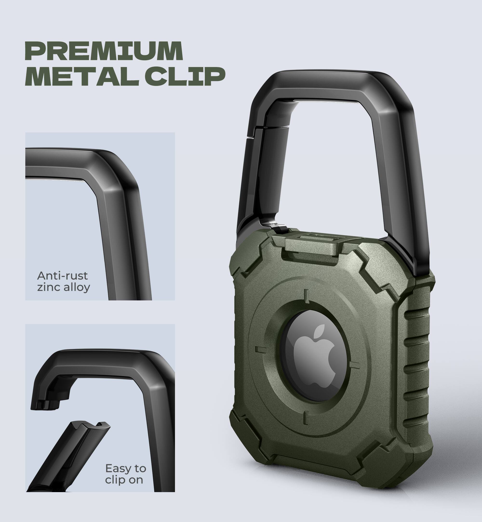PREMIUM METAL CLIP

Anti-rust zinc alloy

Easy to clip on
