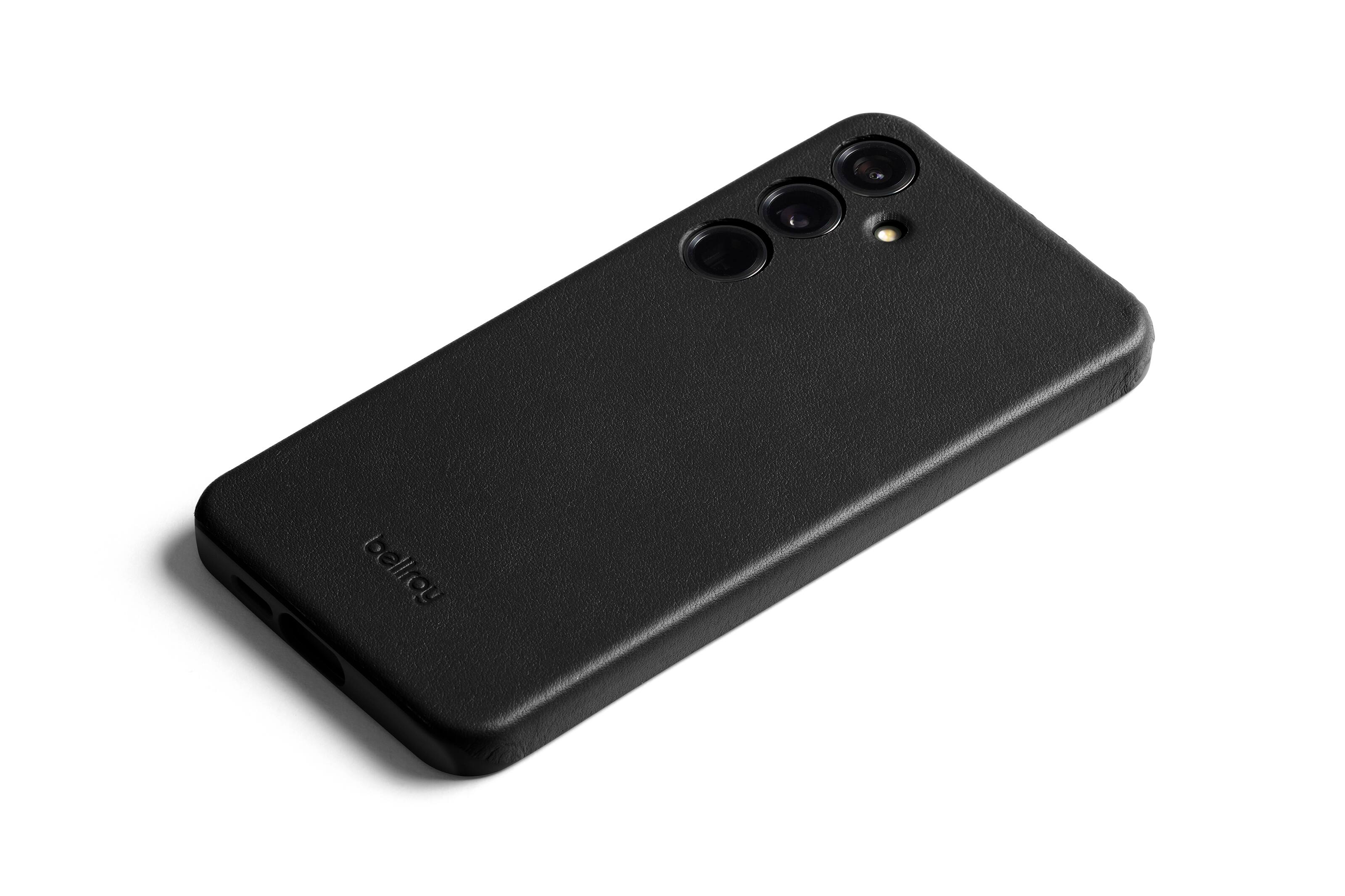 Left. Bellroy - Galaxy S24 Plus Leather Phone Case - Black.