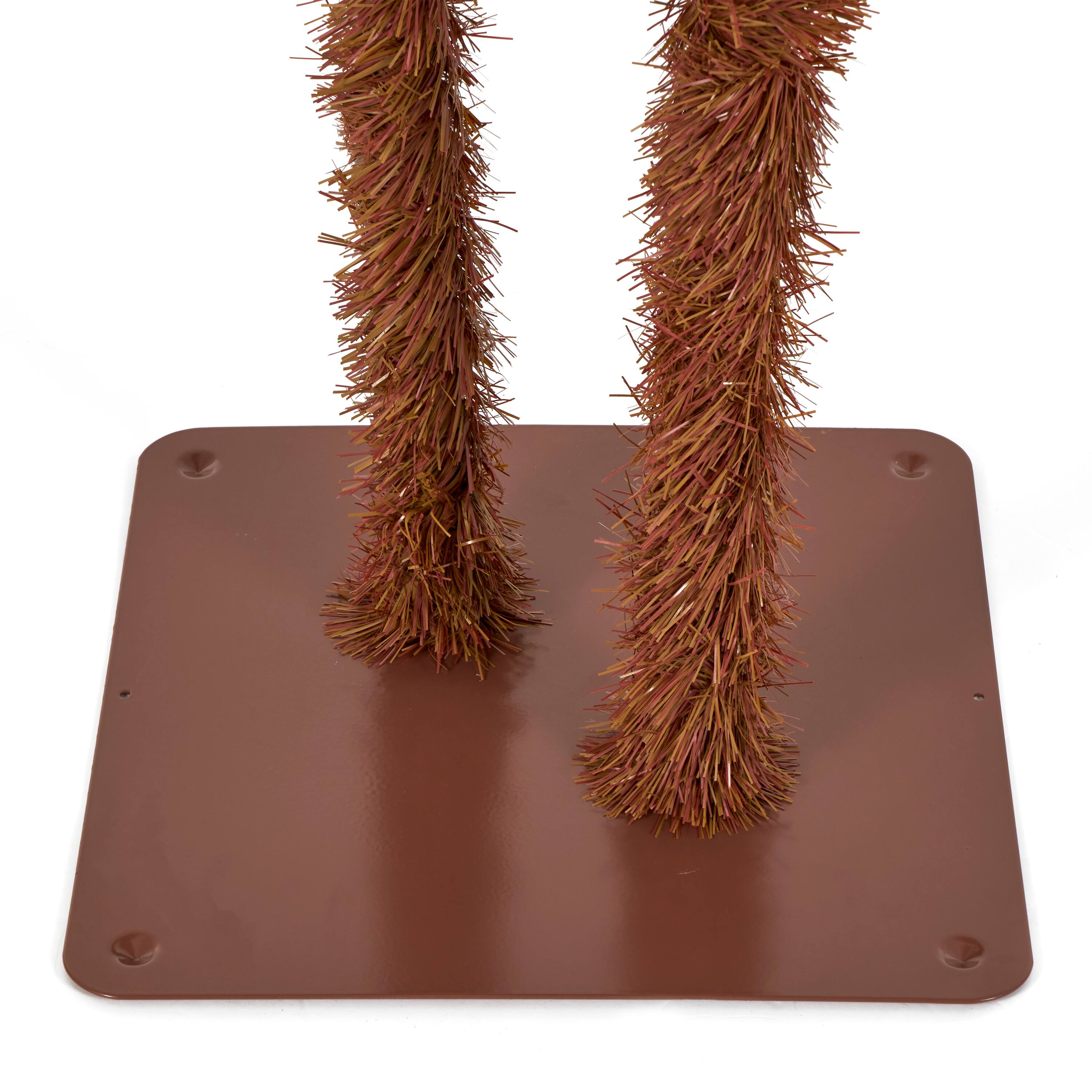 Alt View 8. Home Heritage - Home Heritage Palm Tree 5' & 3' Pre-Lit Artificial Tropical Double Holiday Tree - Green.