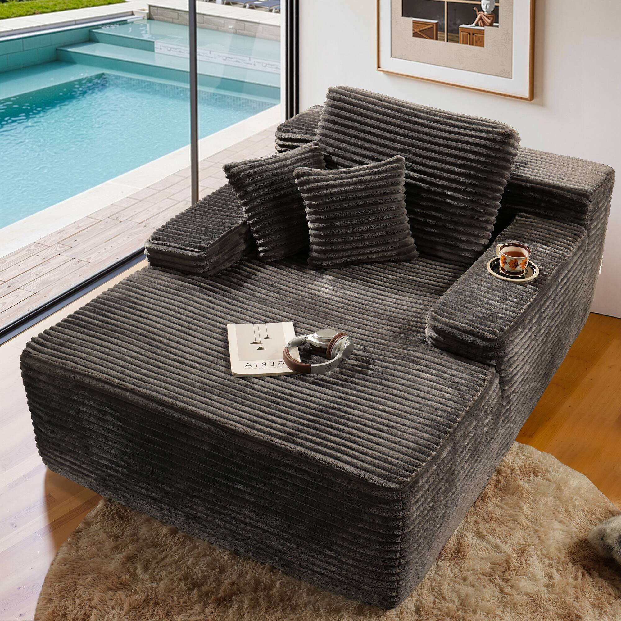 Grey(Plush Corduroy)