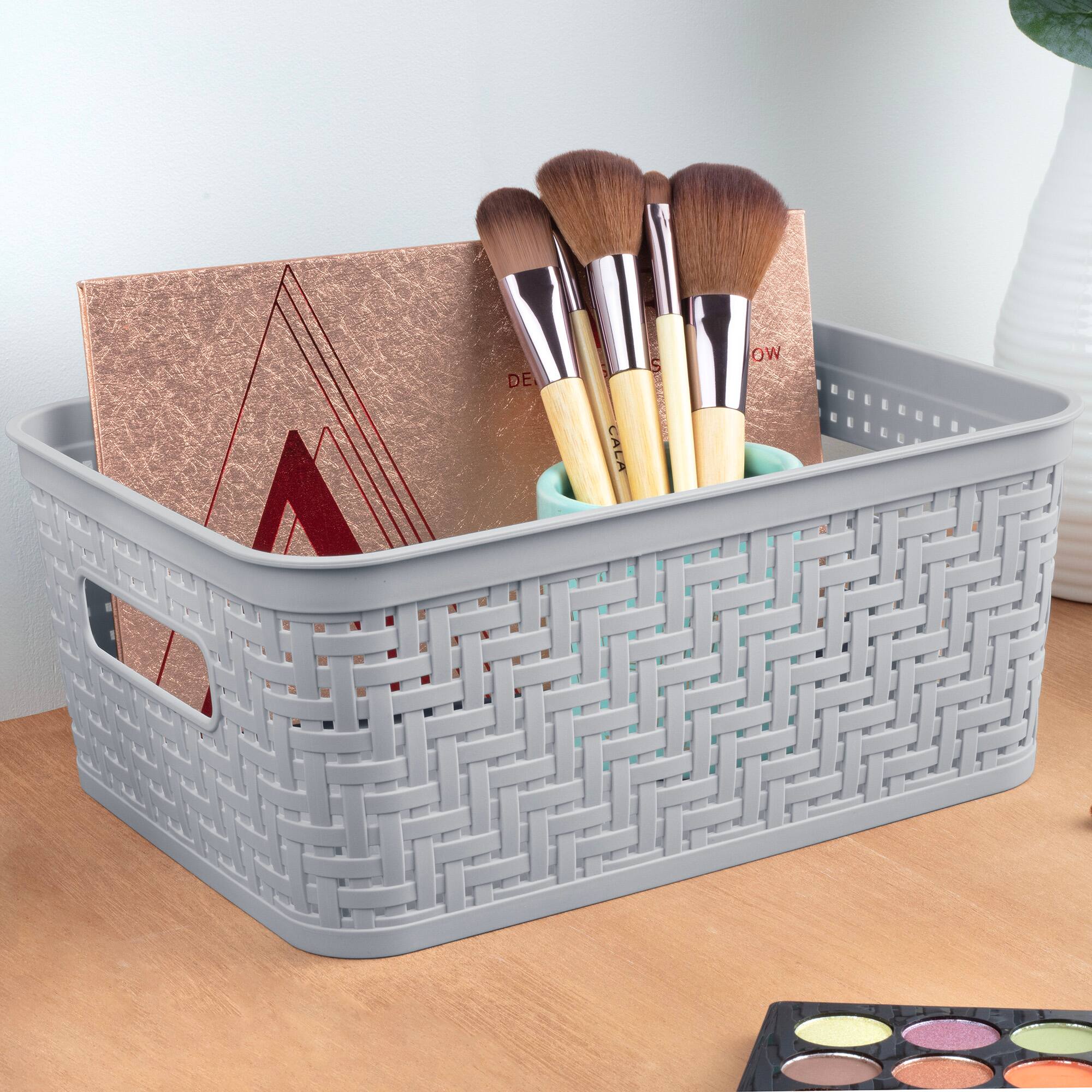 Alt View 2. Sterilite - Sterilite 10x8x4.25 Inch Rectangular Short Basket for Home Organization (8 Pack) - Small Basket.