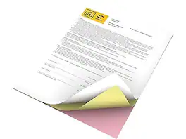 Xerox - Revolution 8.5" x 11" Carbonless, 1670/Ream - Pink/Canary/White