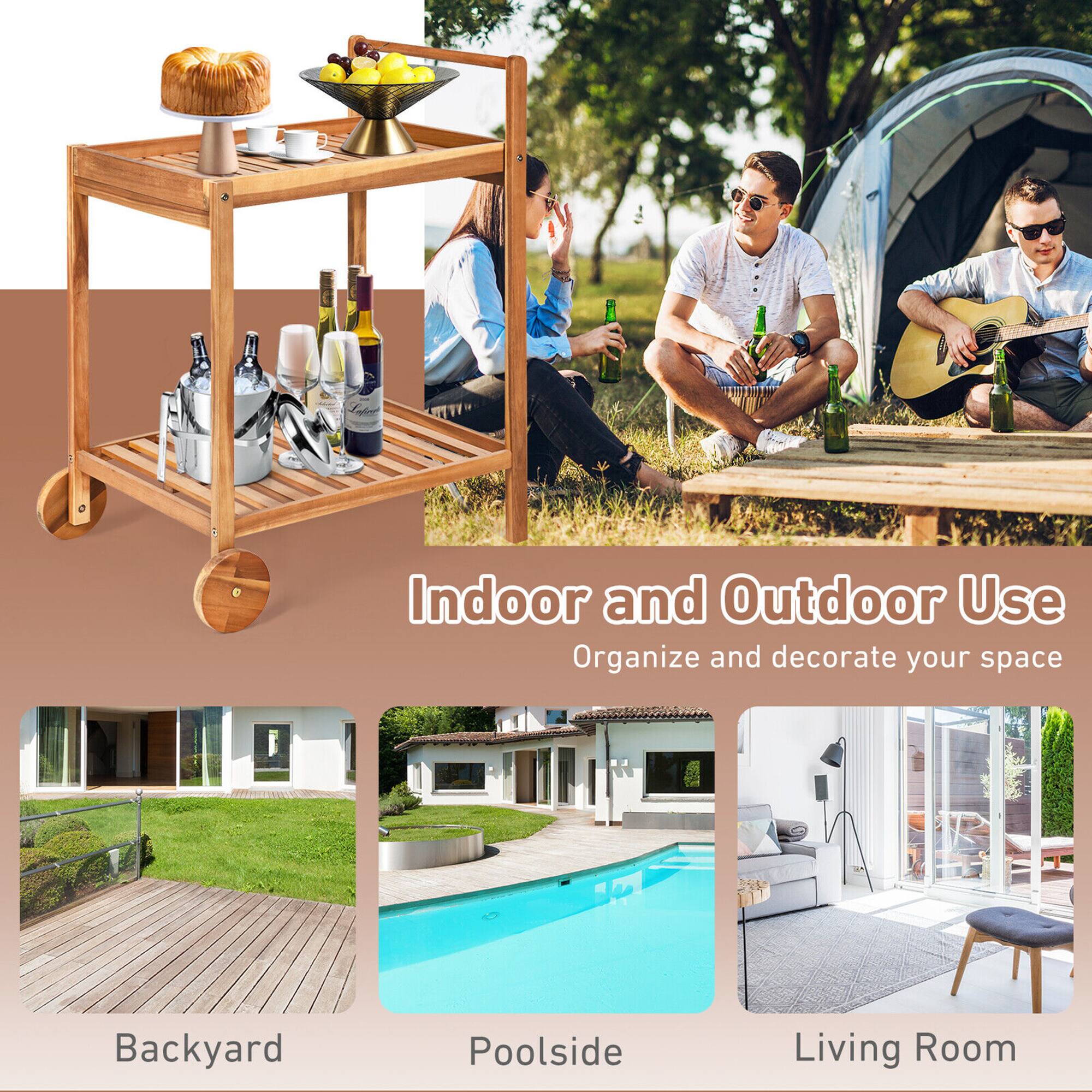 Indoor and Outdoor Use  
Organize and decorate your space  

Backyard  
Poolside  
Living Room