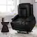 Front. Jojoka - 37.4" Electric Power Lift Recliner Chair with Heat and Massage, PU Leather Lift Chair for Elderly - Black.