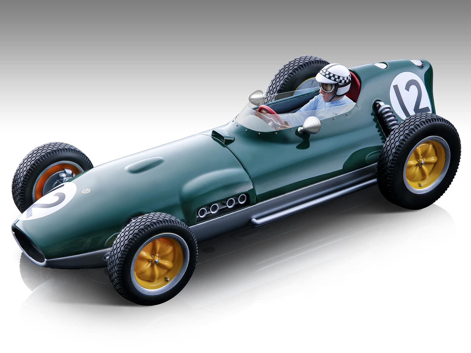 "Lotus 16 #12 Innes Ireland ""F1 Dutch GP"" (1959) with Driver Figure Ltd Edition to 70 pieces 1/18 Model Car by Tecnomodel" price history on PriceWatchPro