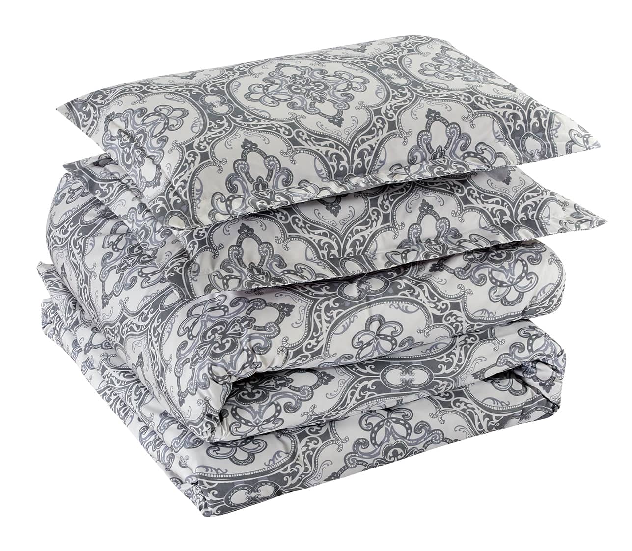 Bibb Home - 1800 Series Egyptian Luxury 3 pc Duvet Cover Set - Damask price history on PriceWatchPro