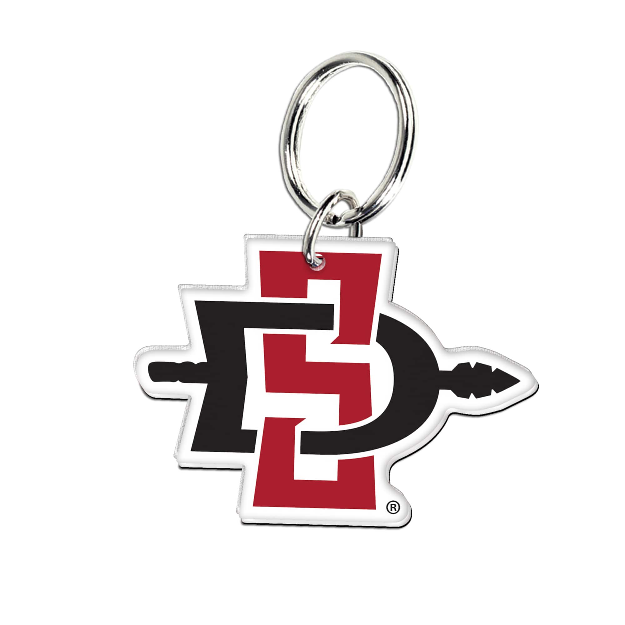WinCraft - San Diego State Aztecs Premium Acrylic Team Key Ring - Multicolor