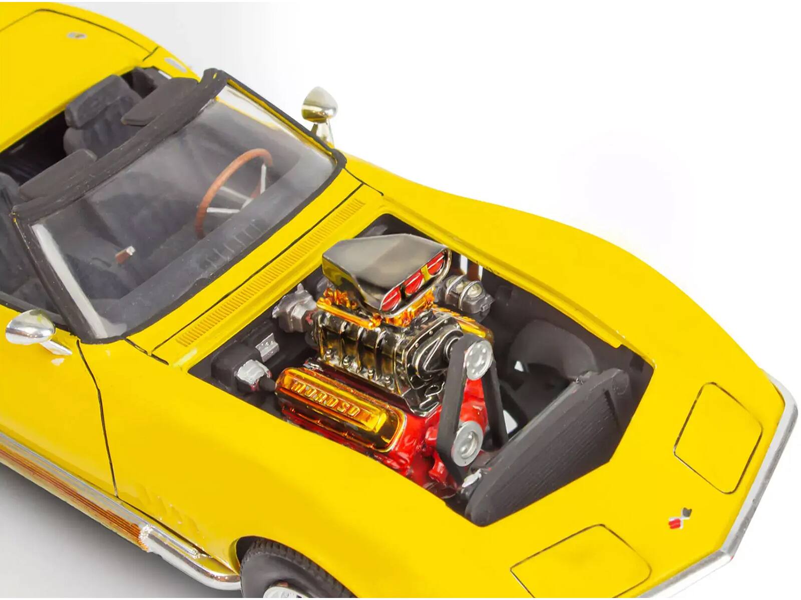 Alt View 1. Revell - Level 4 Model Kit 1968 Chevrolet Corvette L/88 Convertible 2-in-1 1/25 Scale Model by Revell - Orange.