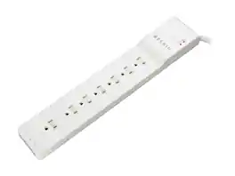 Belkin - BE107200-06 6 Feet 7 Outlets 2320 joule Home/office Surge Protector - Black
