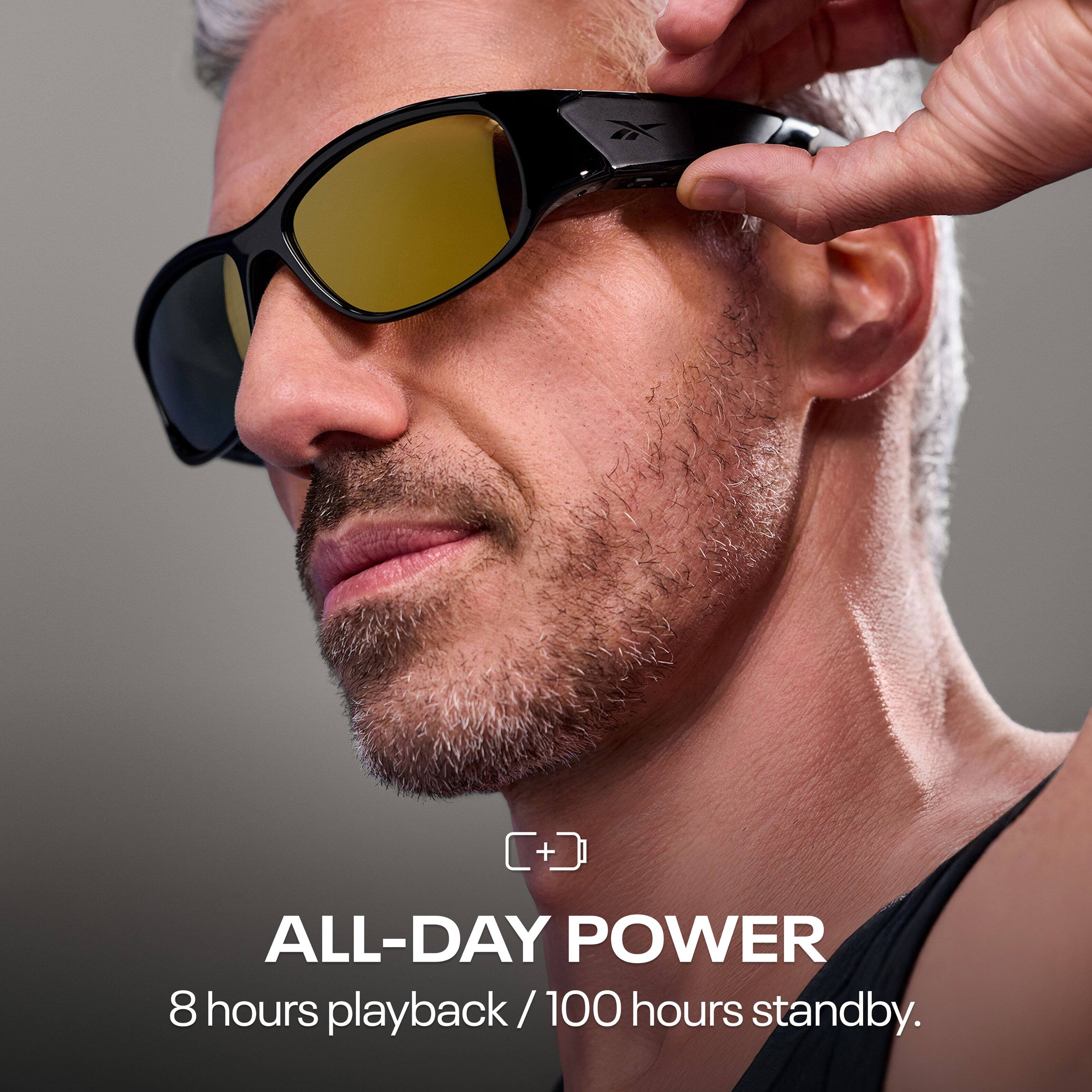 ALL-DAY POWER  
8 hours playback / 100 hours standby.