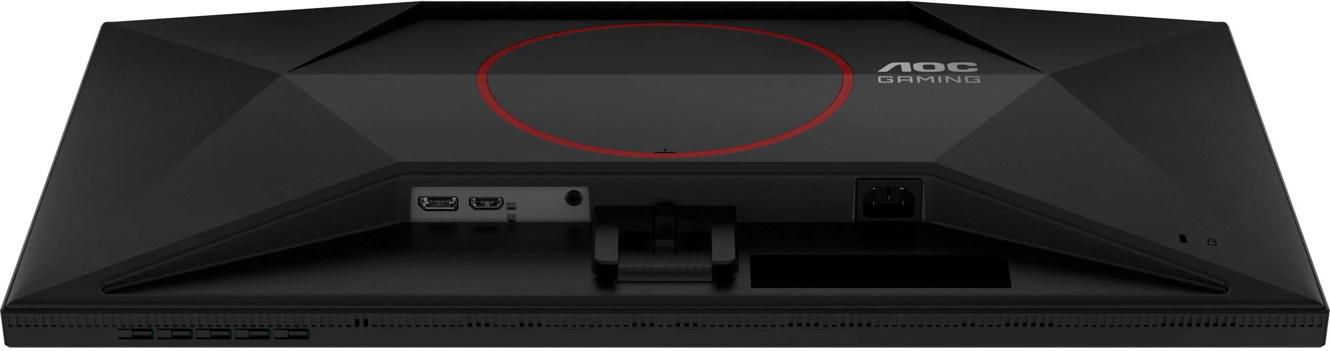 Back. AOC - 27" Q27G40XMN Mini-LED, QHD, 180hz Gaming Monitor - Black.