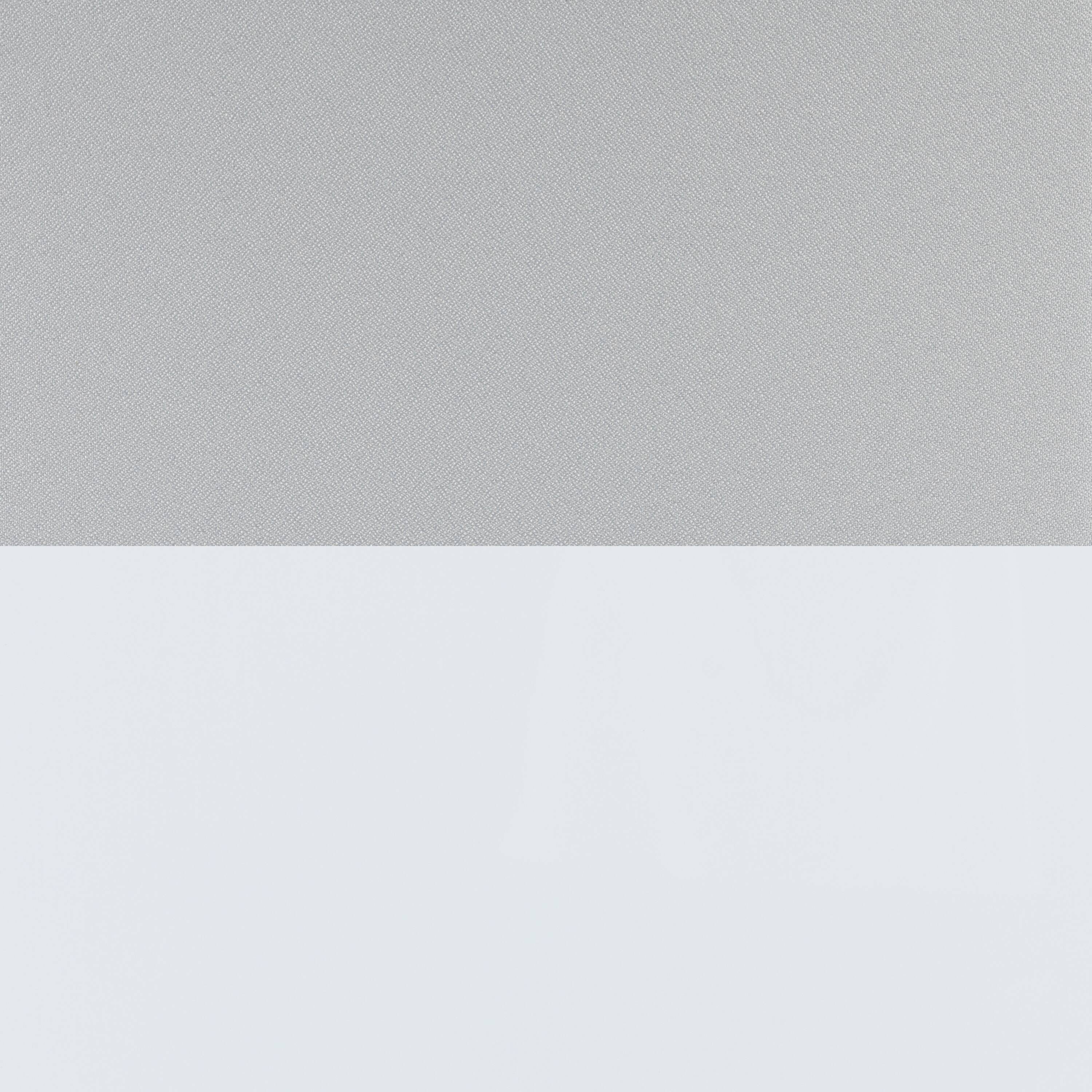 Alt View 10. Emma + Oliver - Mobile Whiteboard/Cloth 3 Section Partition with Locking Casters, 72"H x 24"W - White/Gray.