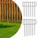 Front. Oumilen - 19 Pack Animal Barrier Fence 17 in(H) X 20 Ft(L) Decorative Garden Fence Border.