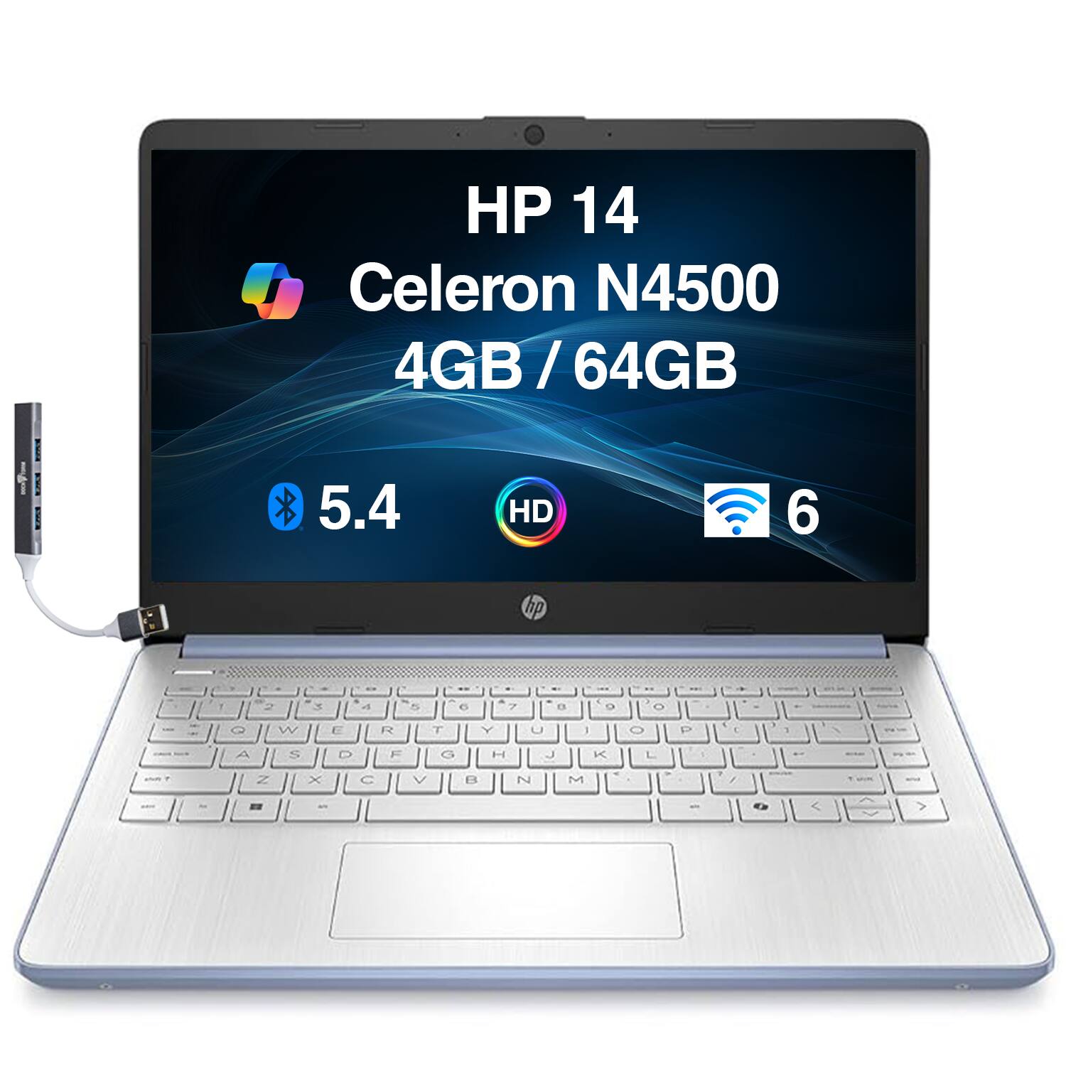 HP 14 Everyday Value Laptop 14.0 HD HD Display (Intel Celeron