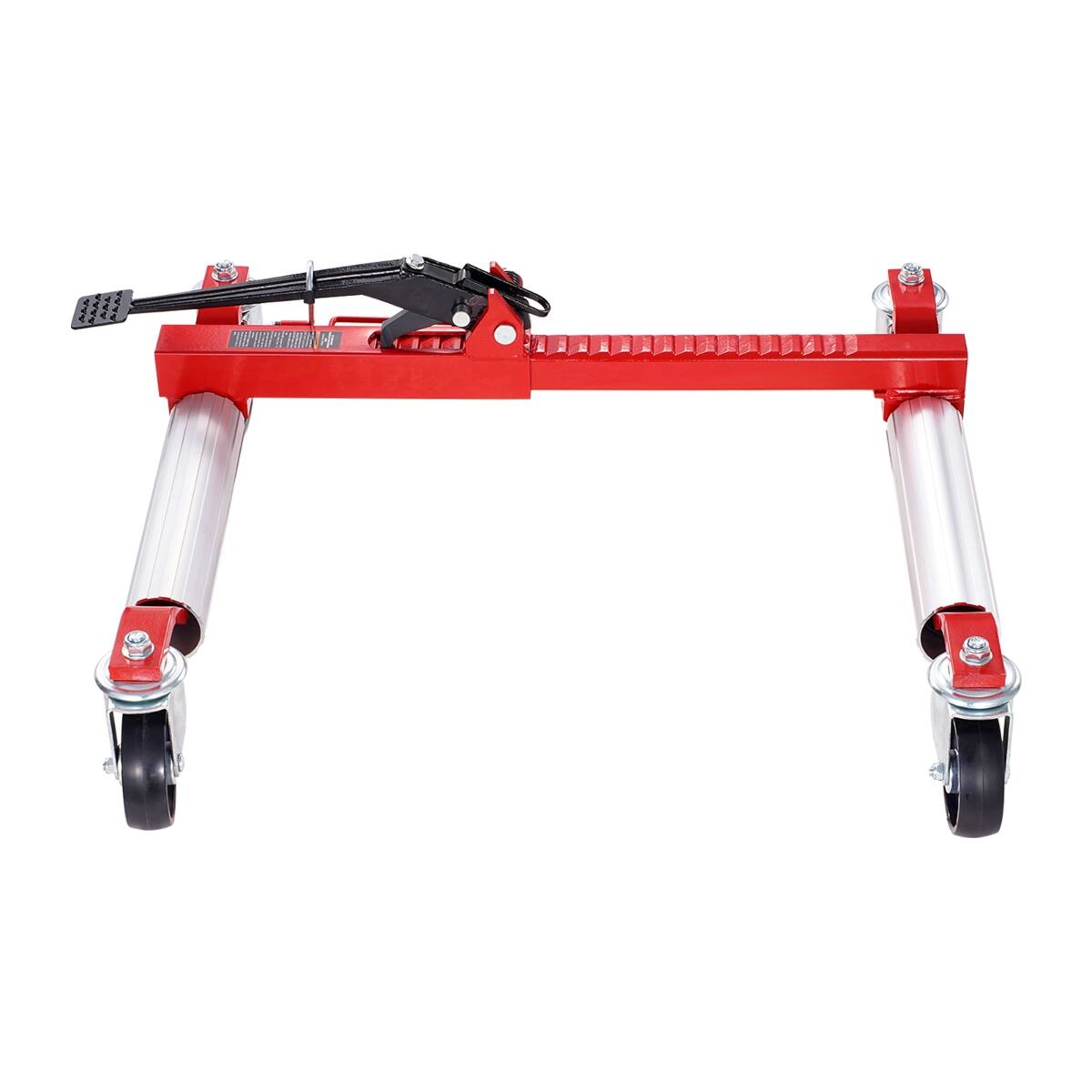 Alt View 6. Ropilly - Ropilly Wheel Dolly Set of Two Foot Operated Ratchet Car Dolly with Casters 1500 lbs Each for Vehicle Positioning - Red.