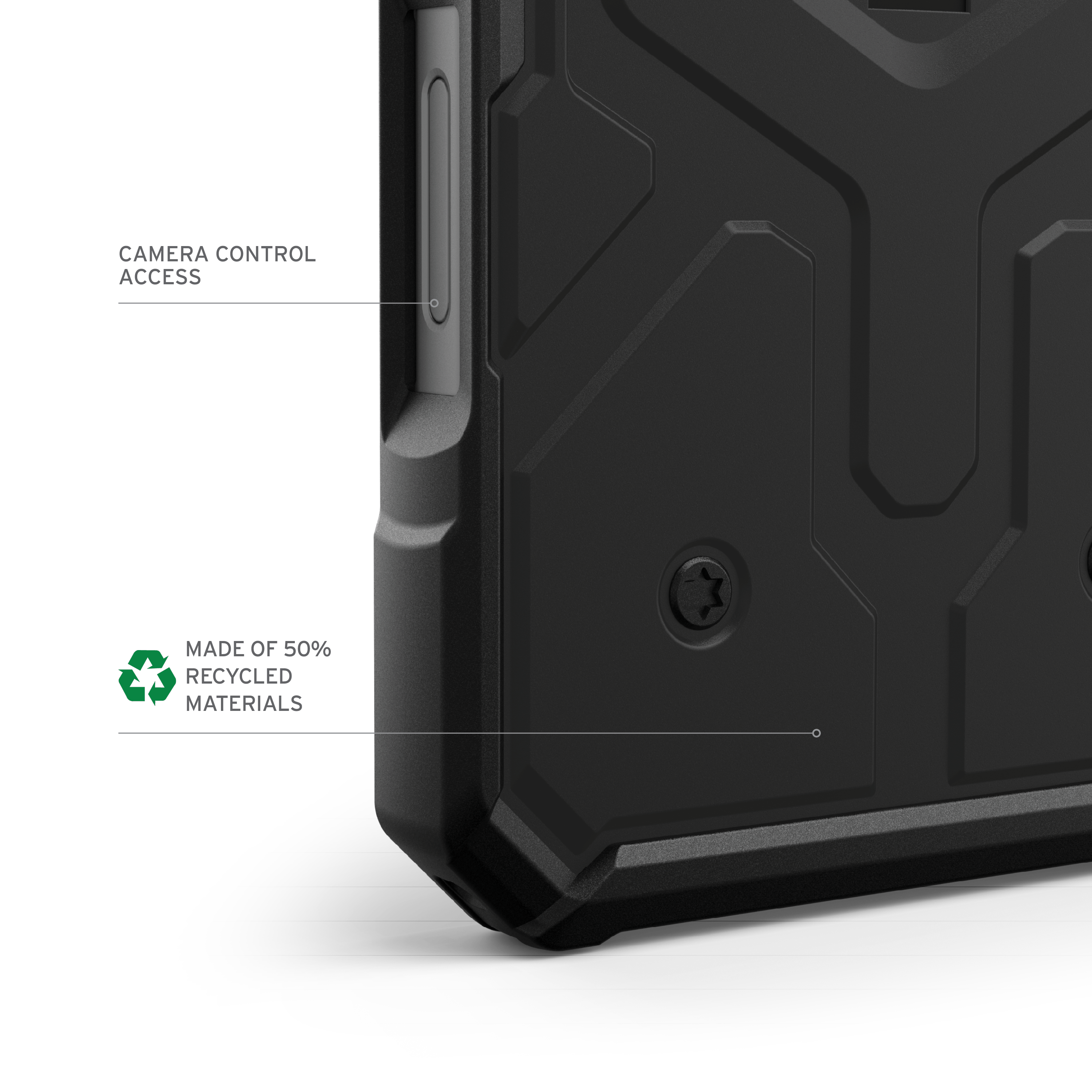 Alt View 2. UAG - Pathfinder Case with Magsafe for Apple iPhone 16 Pro - Black.