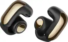 Front. Bose - Ultra Open-Ear True Wireless Open Earbuds - Desert Gold.