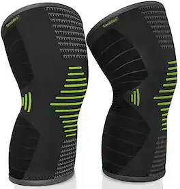 Pyle - Scuddles Knee Sleeve - Best Knee Brace for Meniscus Tear, Arthritis, Quick Recovery etc. – Knee Support - Green