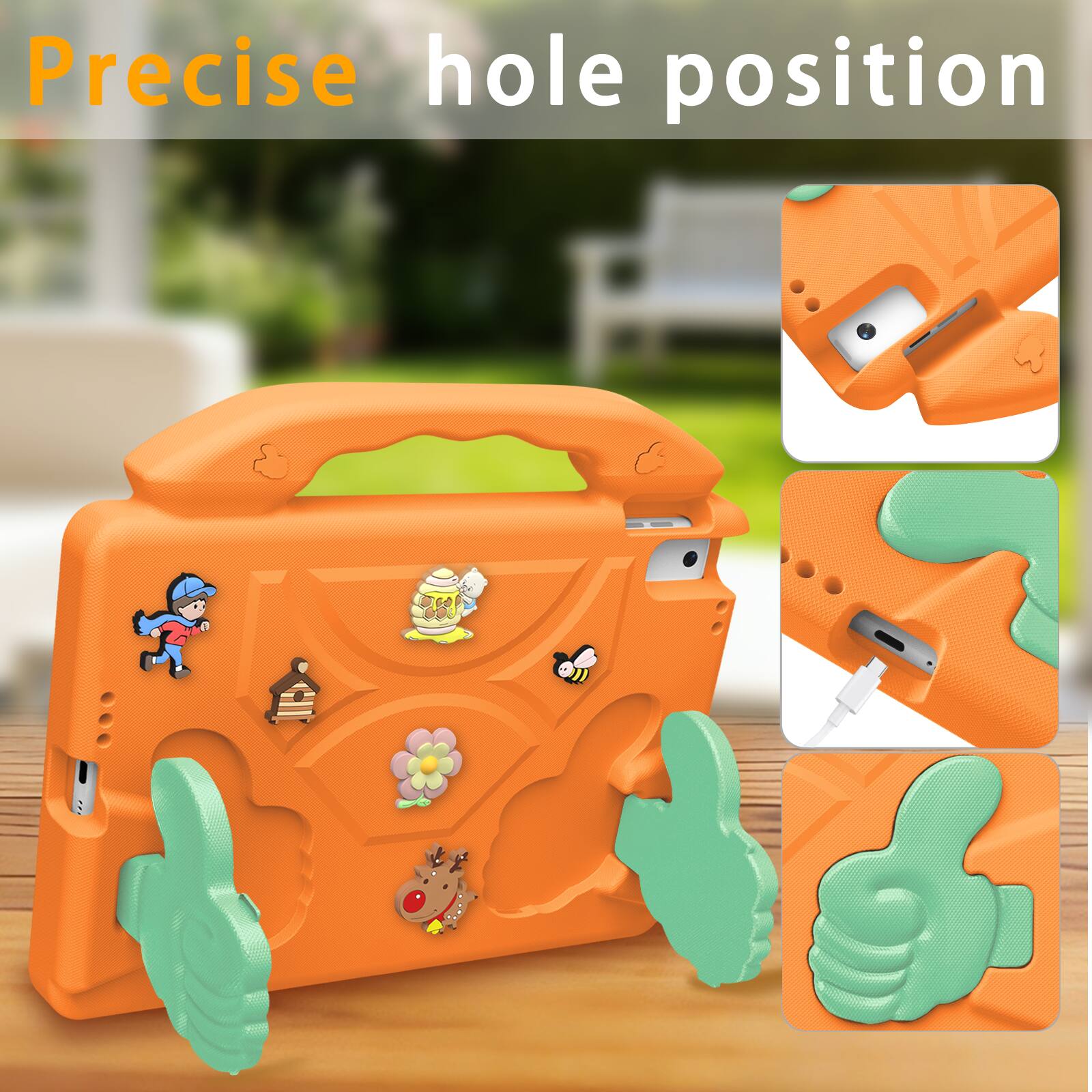 Precise hole position