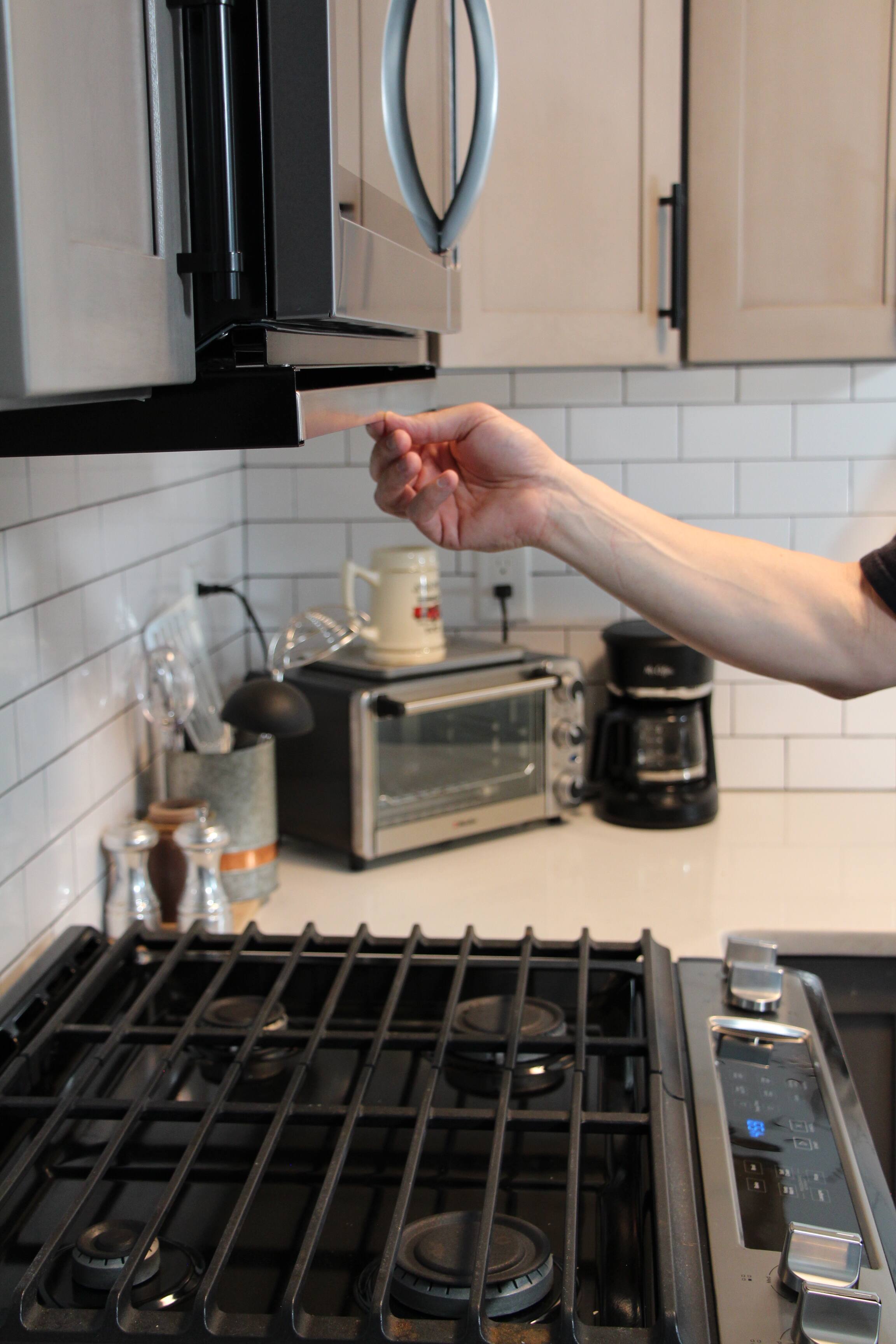 Angle. Microvisor - Retractable Extension Hood - Stainless Steel.
