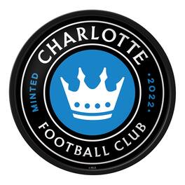 The Fan-Brand - Charlotte FC 17.5" Modern Disc Wall Sign - Multicolor