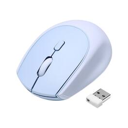 HM 1810 - C2 Mouse 4ghz Cute Silicone Noiseless Computer Quiet Clicks Adjustable Optical Tracking Portable Mice - Wired - Blue