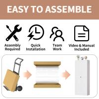 EASY TO ASSEMBLE  
- Assembly Required  
- Quick Installation  
- Team Work  
- Video & Manual Included