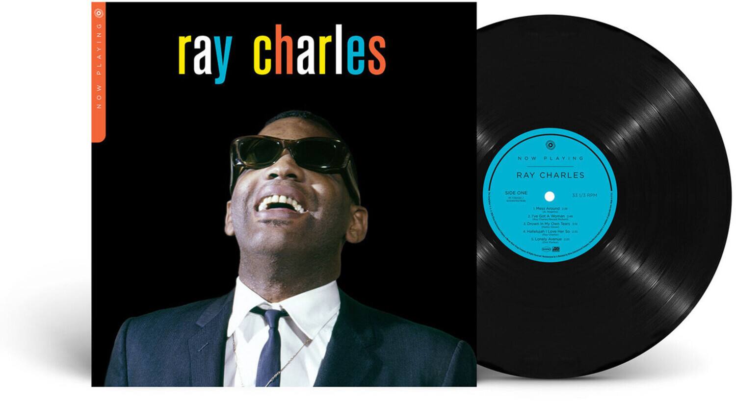 **Playing Now**  
**Ray Charles**  
**Now Playing**  
**Ray Charles**  
**Side One**  
**CA 35**  
**33 1/3 RPM**  

**Mess Around**  
**A**  
**I've Got A Woman**  
**I Drown in My Own Tears**  
**EN**  
**Malelah**  
**Love**  
**s4**  
**so iAs**  
**1 Lonely Avenue**  

**Now Playing**  
**Ray Charles**  
**Side One**  
**33 1/3 RPM**  
**A**  
**1. Mess Around**  
**2. I've Got A Woman**  
**3. I Drown in My Own Tears**  
**4. Malelah**  
**5. Love**  
**6. s4**  
**7. so iAs**  
**8. 1 Lonely Avenue**