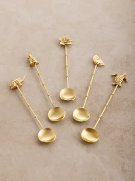 GAURI KOHLI - Amaelia Teaspoons - Matte gold