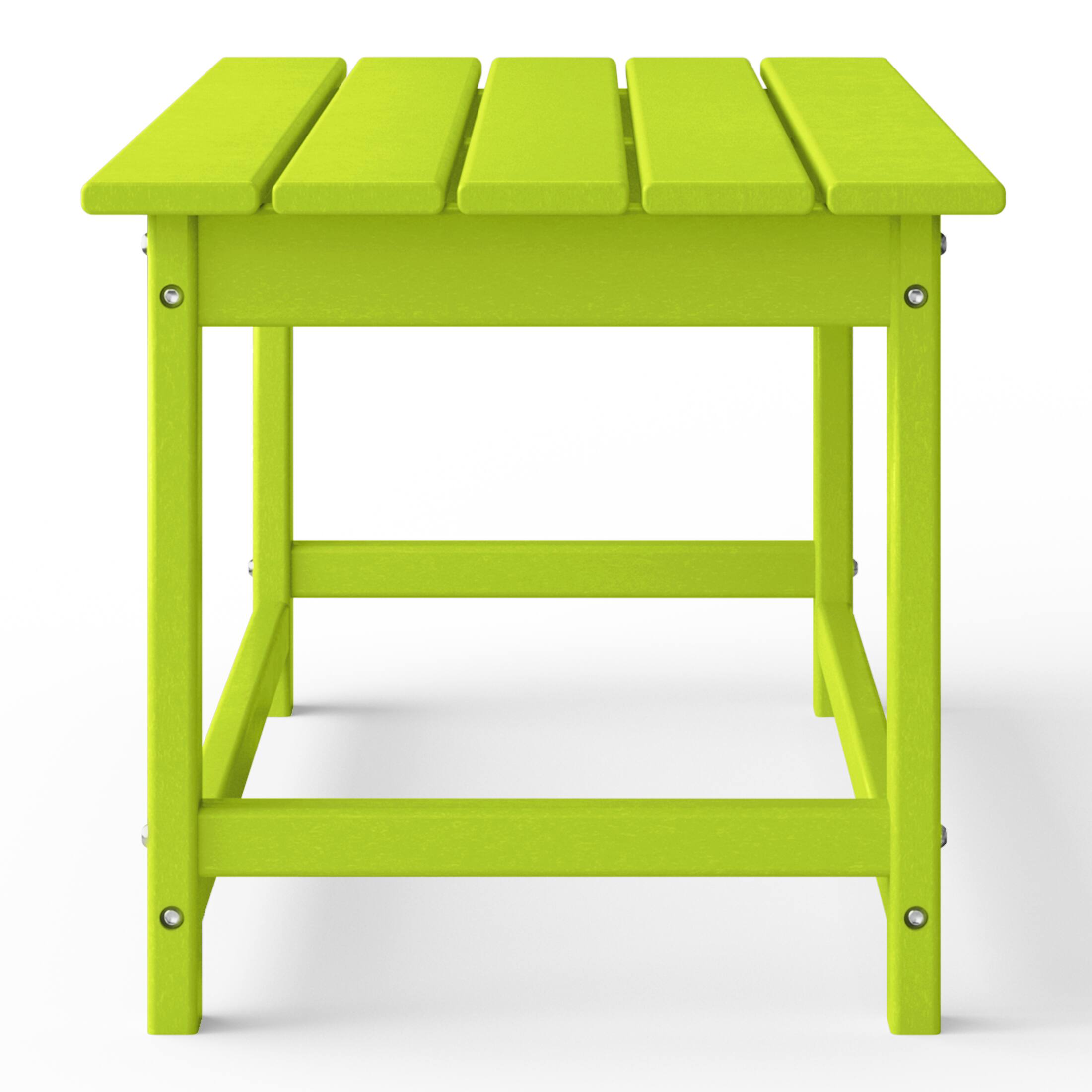 Alt View 1. WestinTrends - WestinTrends Malibu 35" length outdoor Coffee table for Adirondack chair - Lime.