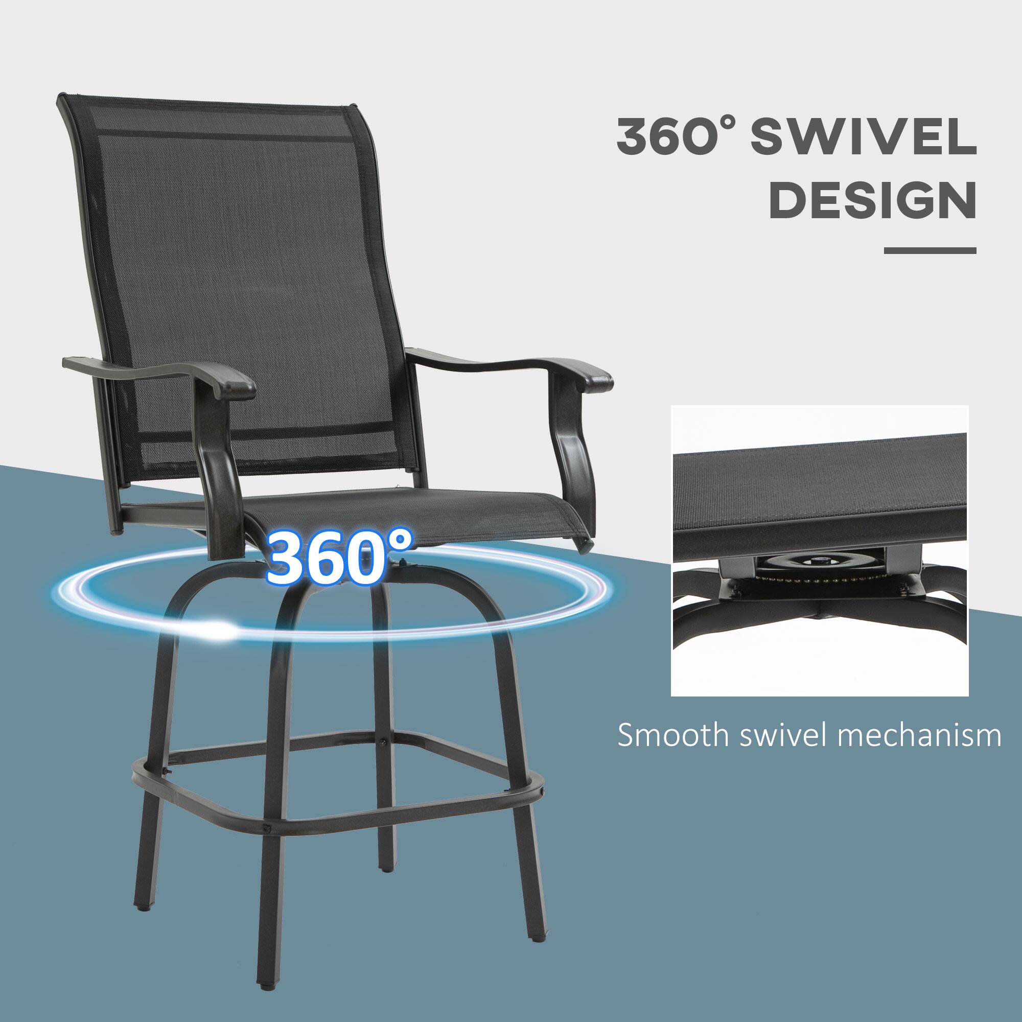 360° SWIVEL DESIGN
360°
Smooth swivel mechanism