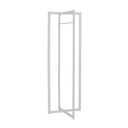 ALEXOUN - Modern Metal Coat Rack with Hall Tree - Free Standing, Hanging Bar, 72" Height, , Suitable for Entryway and Bedroom - White