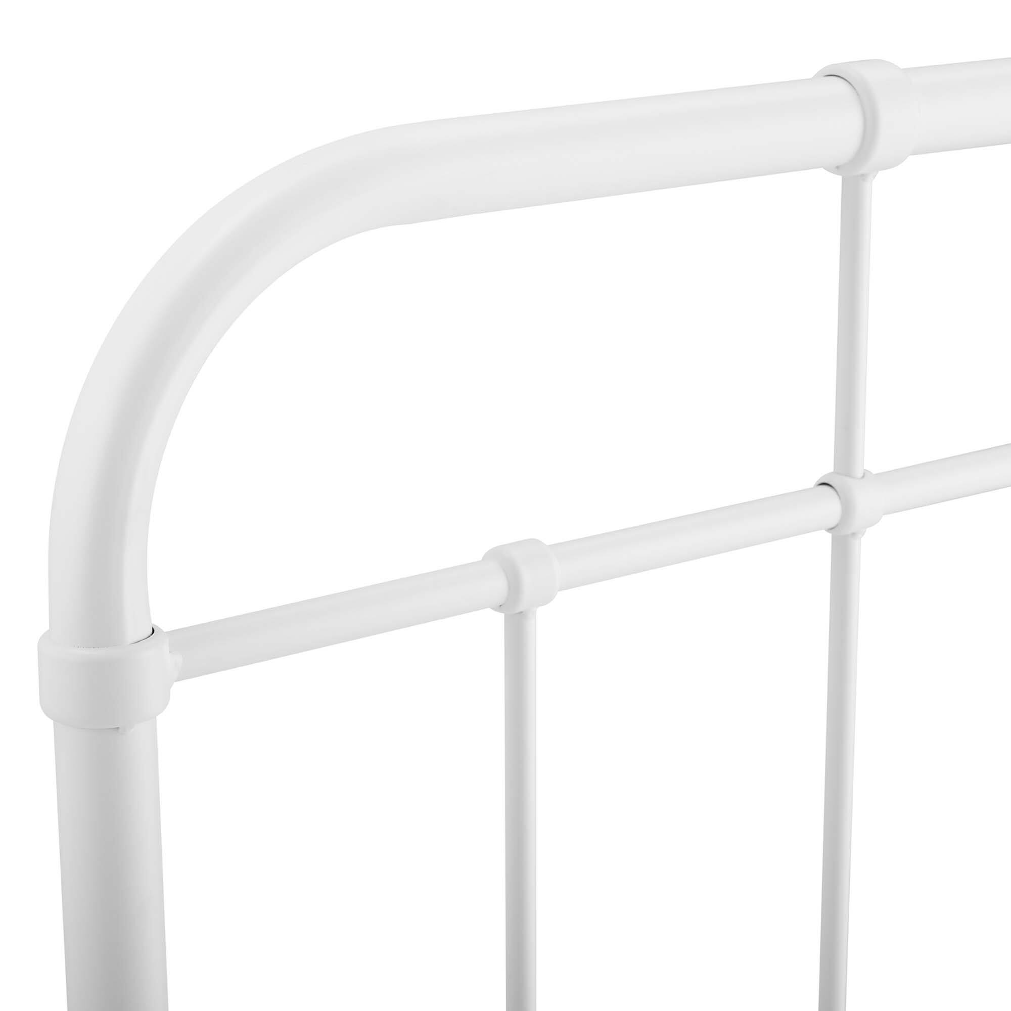 Alt View 2. Modway - Alessia Metal Headboard - White.