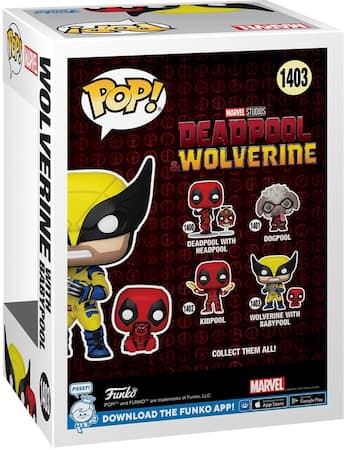 Funko POP! & Buddy: Deadpool 3 Wolverine with Babypool Funko POP! & Buddy: Deadpool 3 Wolverine with Babypool