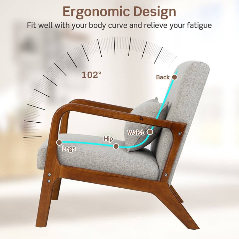 Ergonomic Design  
Fit well with your body curve and relieve your fatigue  

102°  

Back  
Waist  
Hip  
Legs