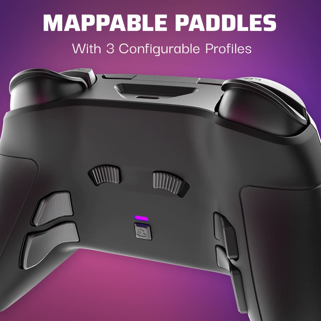 Mappable Paddles with 3 Configurable Profiles