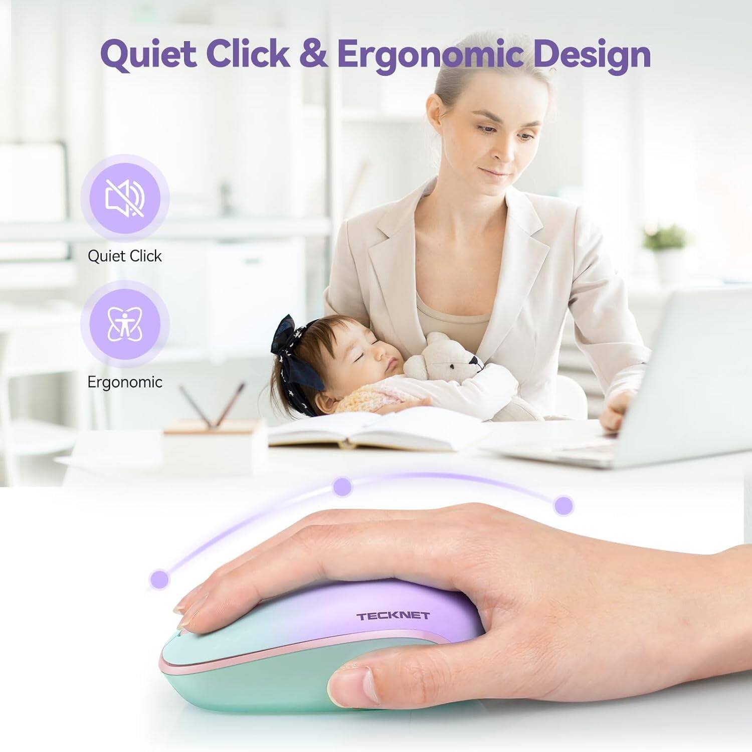 Quiet Click & Ergonomic Design

Quiet Click

Ergonomic

TECKNET