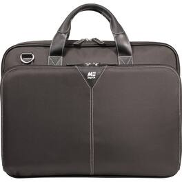 Mobile Edge - Select Nylon Laptop Briefcase - Briefcase - Shoulder Strap , Trolley Strap , Handle - 16" Screen Support - Black