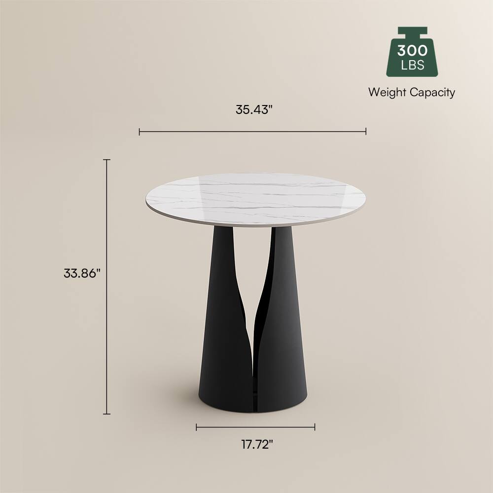 300 LBS  
Weight Capacity  
35.43"  
33.86"  
17.72"