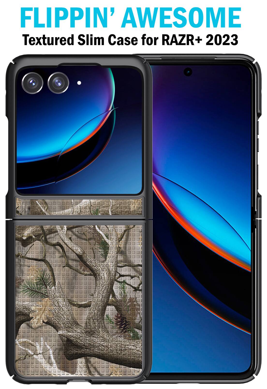 FLIPPIN' AWESOME  
Textured Slim Case for RAZR+ 2023