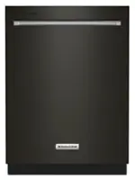 KitchenAid - 24" Top Control Built-in Stainless Steel Tub Dishwasher with 3rd Rack, 40+ Total Wash Jets and 41 dBA - Black Stainless Steel - Front_Zoom