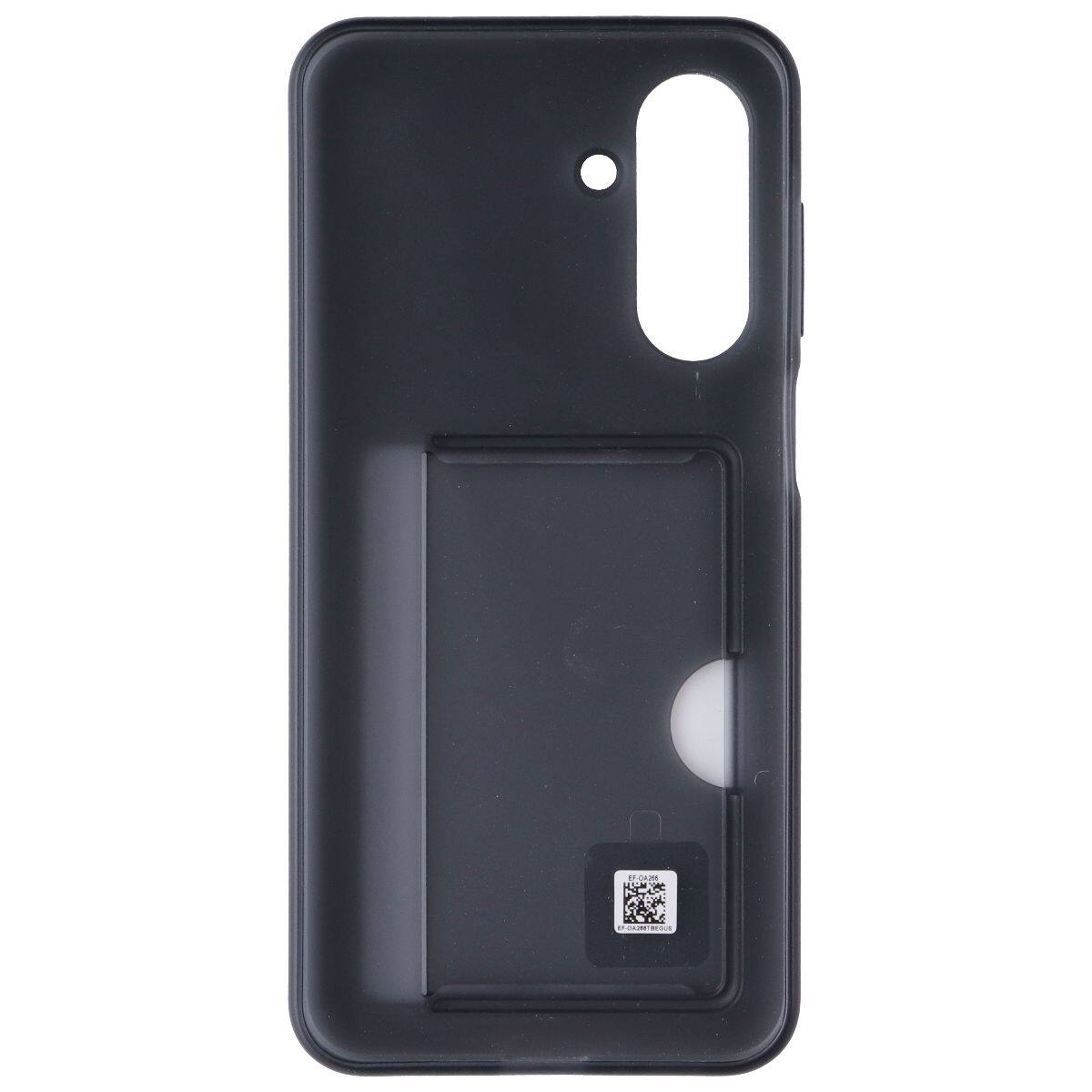 Front. Samsung - Samsung Official Card Slot Case for Samsung Galaxy A26 5G - Black - Black.