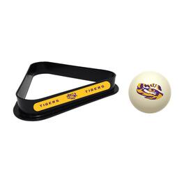 Imperial - LSU Tigers Cue Ball & Rack Set - White