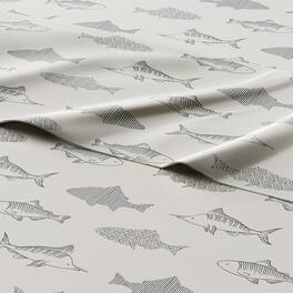 CGK Linens - Kids 4 Piece Bed Sheet Set - Cute & Cozy Wrinkle-Resistant with Vibrant Designs - Twin - Fish