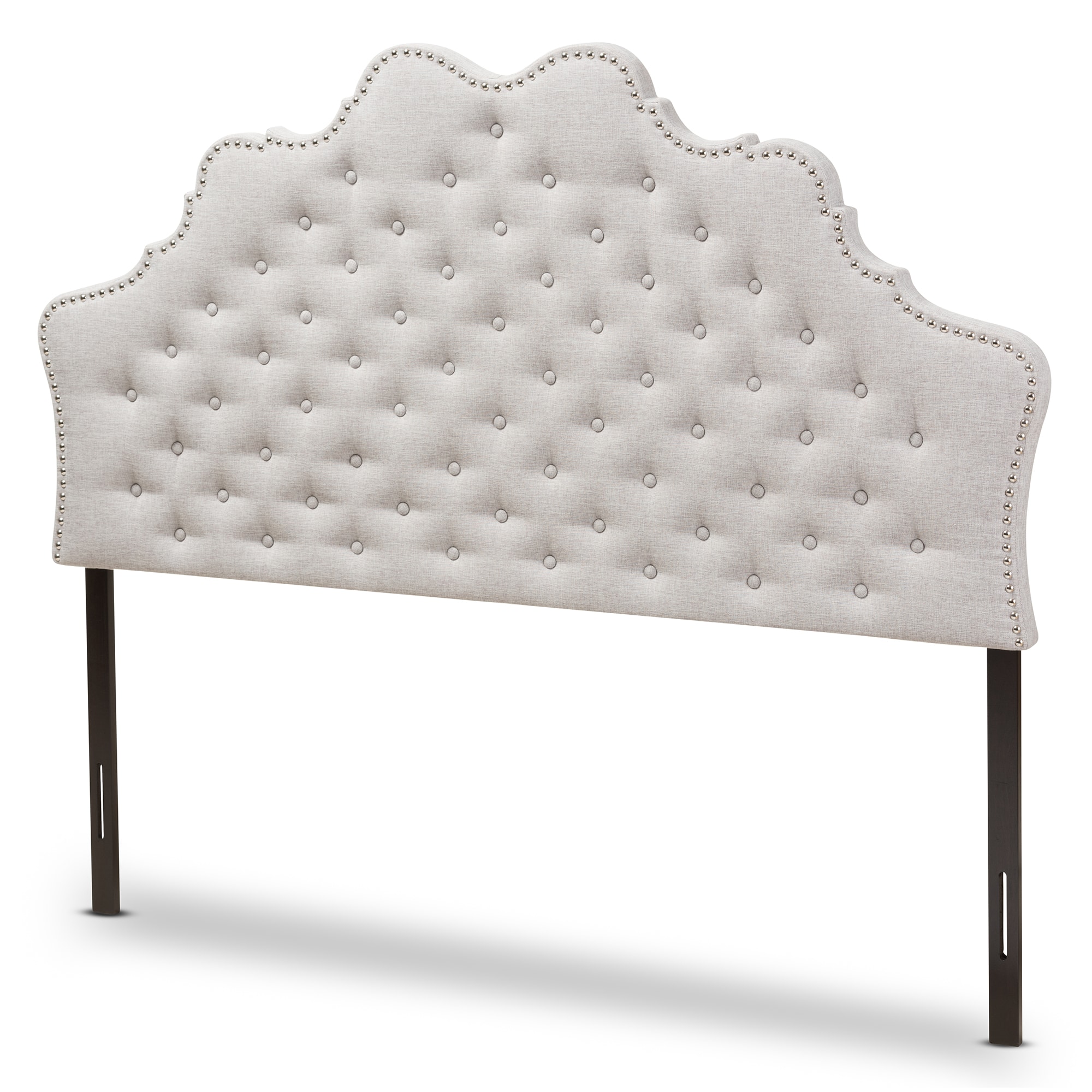 Baxton Studio - Hilda Modern and Contemporary Fabric Queen Size Headboard - Greyish Beige price history on PriceWatchPro