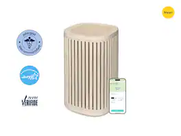 The Windmill Air Purifier 3-in-1, Ultra-Quiet, True HEPA Filter,Medical Grade, AHAM Verifide up to 975 Sq Ft - Sand
